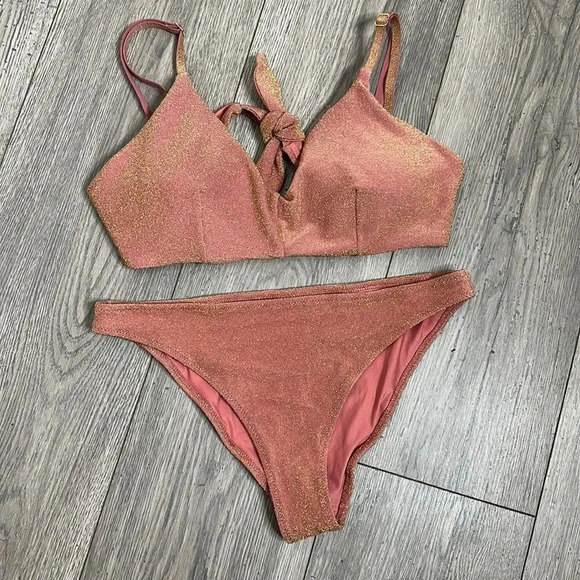 H&M Rose Sparkle Swim Set - Picture 1 of 12